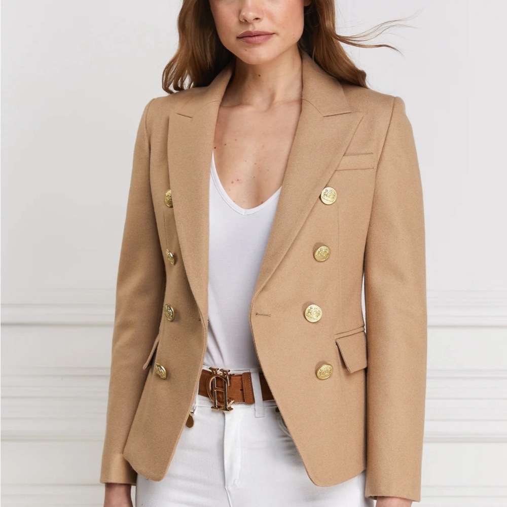 Holland Cooper Knightsbridge Blazer in Camel